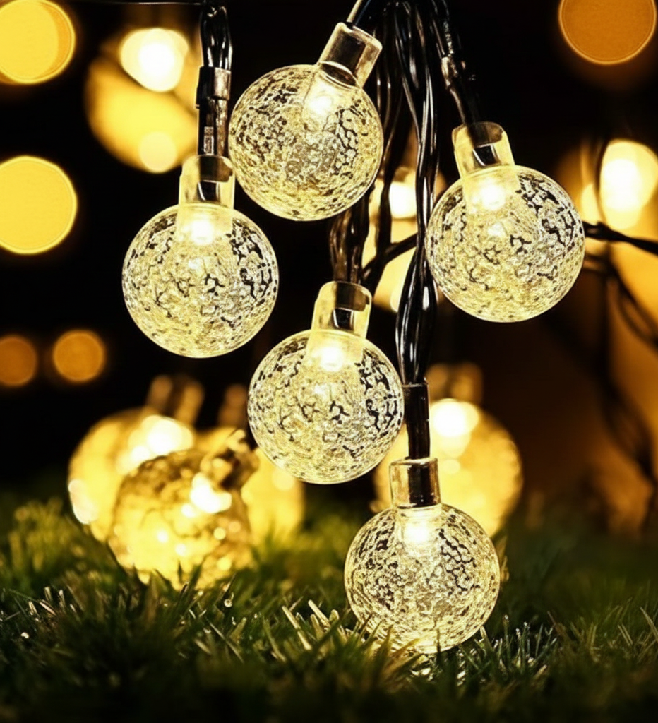 Crystal Waterdrop Ball LED String - Image 3