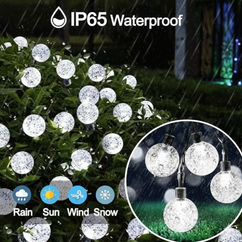 Crystal Waterdrop Ball LED String